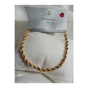 Acciaio...... Catena braccialetto corda d'oro (19-20 cm di lunghezza) (3 mm di spessore)