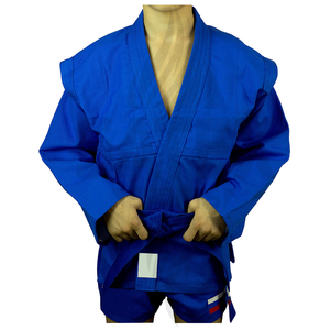 Uniforme de Sambo Unisex Personalizado, Cómodo, Transpirable, de Secado Rápido, Alta Calidad, 100% Algodón Elástico, con Logotipo Personalizado en la Parte Delantera - Product Image 1