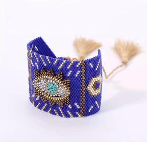 Estilo moderno y religioso con perlas y pulsera de cuentas de semillas de vidrio, brazalete, recién llegado, pulseras de cuentas de vidrio Unisex - Product Image 3