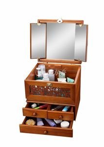 Organizador de Maquillaje de Madera Natural |   Acabado Artesanal |   Venta al por Mayor Directa de Fábrica - Product Image 2