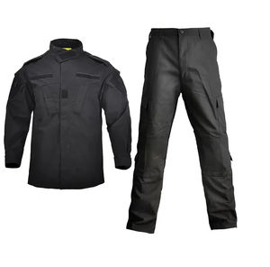 ชุดยูนิฟอร์มรปภ.แขนยาว ระบายอากาศได้ดี สีดำ คุณภาพสูง ออกแบบตามสั่ง ขายชุดยูนิฟอร์มรปภ.สำหรับผู้ชาย - Product Image 1
