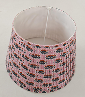 Abat-jour en coton rose clair fait main, style ferme européenne, moderne, industriel, traditionnel, écologique, imprimé, pour table, mur ou sol