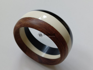 Chic Wooden <b>Bangles</b> for Women Bulk Jewelry for Retail and Export by Tradebyd - Product Image 3