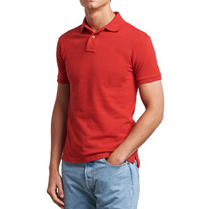 Polo Transpirable para Hombre, Talla Grande, Estilo Casual Elegante, Tela Jersey de Algodón/Spandex, Manga Corta, Logotipo Personalizado - Product Image 5