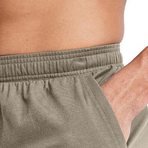 Pantalones cortos informales de alta calidad para hombre, 100% de algodón, estampado de logotipo personalizado, patrón sólido, bolsillos deportivos no tejidos para correr - Product Image 6