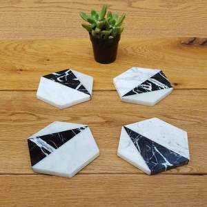 New Design Square Resin Inlay Tea <b>Coffee</b> Cup Wood Tea coaster Resin Insulation <b>Pad</b> Custom Coasters Acacia Wood Coasters - Product Image 5