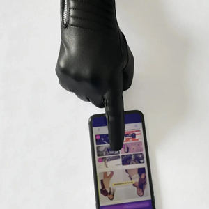 Guantes de Moda de Piel de Oveja Suave, Aspecto Premium, Elegantes y Cómodos, Guantes Térmicos Transpirables para Hombre, Casuales, de Invierno, para Exteriores - Product Image 3