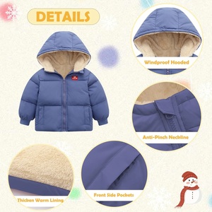 Bebé Unisex Algodón Fleece Chaqueta Transpirable Protección Solar Lindo Niñas Abrigo Regular Sin Capucha - Product Image 5