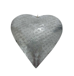 Super Design Fer Suspendu Coeur Gris Fini Taille Standard Utilisation Pour La Décoration De Noël À La Main En Gros En Vrac - Product Image 1