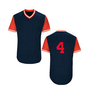 Direct Manufacturer's Custom Men's Baseball Jersey Chemise de sport douce et respirante Plus Size Options disponibles Sublimé Uni - Product Image 4