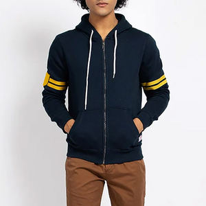 Nouvelle Arrivée Hiver 2026 – Sweat à Capuche Zippé Personnalisé pour Homme, Respirant, Écologique, Séchage Rapide, en Polaire Crochetée et Mélange de Coton - Product Image 1