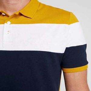 Polo de hombre informal liso de alta calidad con logotipo personalizado, fabricante de ropa transpirable, polos de algodón con contraste de talla grande - Product Image 5