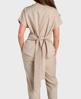 Tenues de travail personnalisées pour esthéticiennes, massage thaïlandais, salon de beauté, ensembles de tuniques de spa à manches courtes