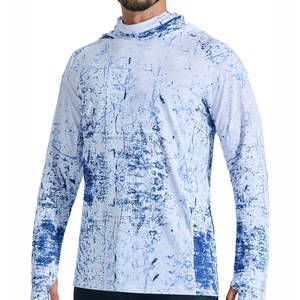 Personnalisé Votre Logo Haute Qualité Hommes UPF 50 + Protection Solaire Séchage Rapide Stretch Pêche UPF Hoodies Sportswear Vêtements de Pêche - Product Image 3