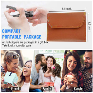 Ensemble de 16 outils professionnels en acier inoxydable pour manucure et pédicure, kit portable pour ongles des mains et des pieds, coupe-ongles, voyage - Product Image 6