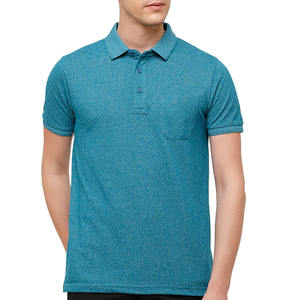 OEM polo simple avec logo brodé personnalisé très vendu 240 gsm polos légers en coton et polyester - Product Image 1