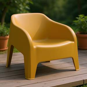 Fauteuil en polypropylène PETRA 185 jaune ocre Z0185S0 11300 pour Toomax, au design confortable - Product Image 3