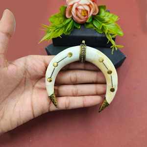 Recién llegado, collar de cuerno de buey de búfalo a la moda para mujer, joyería de hueso de estilo Animal pulido en forma de mariposa para bodas - Product Image 3