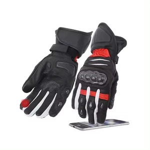 Guantes de moto de materiales personalizados para hombre y mujer, logotipo personalizado/Diseño, guantes de moto de carreras con gama barata - Product Image 2