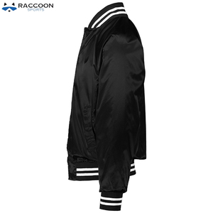 Veste de baseball en satin respirant Offre Spéciale pour adultes dernier style avec toile de meilleure qualité de sport de raton laveur pour les vêtements d'hiver - Product Image 6