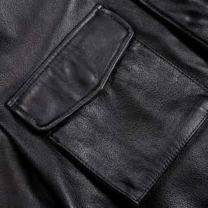 Veste d'hiver en cuir PU de haute qualité Doublure chaude en laine Nouveau design Slim Fit Plus Size Puffer Jacket Tissu enduit de camouflage - Product Image 5