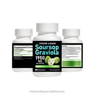 Capsules d'extrait de graines de corossol 1200mg d'approvisionnement personnalisé Approvisionnement en 30 jours <span class=keywords><strong>Guanabana</strong></span> Annona Graviola Antioxydant efficace - Product Image 5