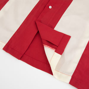 เสื้อฮาวายมีกระดุมวัสดุเป็นมิตรต่อสิ่งแวดล้อมเสื้อแขนสั้นพิมพ์ลายดีไซน์ใหม่ - Product Image 6