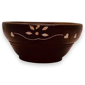 Bol en bois servant de la vaisselle pour la soupe de riz trempette café thé décoration ensemble de 3 pièces en bois brun bol Style japonais de l'Inde - Product Image 2