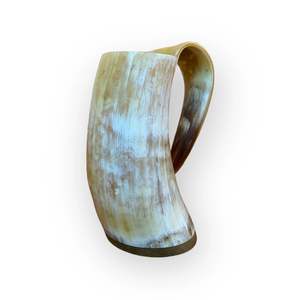 HF Crafts fait à la main naturel buffle et vache corne de boeuf tasses à boire meilleure qualité écologique personnalisable Style animal tasses - Product Image 1