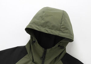 Chaqueta Softshell de Lona Reforzada para Exteriores, Impermeable, Transpirable, con Cuello Mao y Capucha, para Uso en Múltiples Terrenos en Invierno - Product Image 6