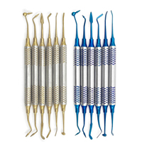 Kit de 6 instruments dentaires |   Spatule de remplissage en résine composite, outils de remplissage |   Source d'alimentation hydraulique durable certifiée CE