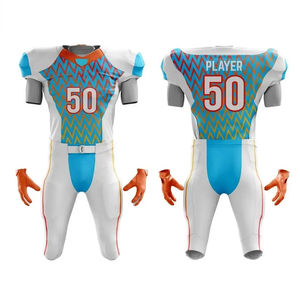 Nuevo diseño equipo fabricación fútbol Jersey conjuntos alta calidad sublimación personalizada uniforme de fútbol americano - Product Image 4