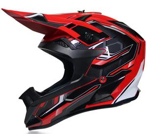 หมวกกันน็อคเต็มใบสำหรับรถมอเตอร์ไซค์ รุ่นดั้งเดิม ของแท้ คุณภาพระดับมืออาชีพ สีแดง สำหรับผู้ชาย ขับขี่ออฟโรด ใช้ได้ทุกฤดู - Product Image 5