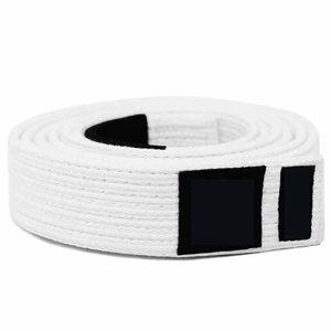 Ceinture d'arts martiaux Polyester coton tissu feutre à l'intérieur de la ceinture pour Taekwondo Judo karaté Oem étiquette personnalisée ceinture de Taekwondo - Product Image 3