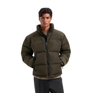 Autumn Winter Warm Fashion Puffer Man Jacket <b>Women</b> Stand Collar Zipper Design Thick Polyester <b>Padded</b> Custom Plus Size <b>Coats</b> - Product Image 4