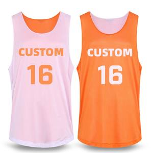 Maillot de basket-ball réversible personnalisable séchage rapide double couche tricoté tissage sublimation vêtements de basket-ball - Product Image 3