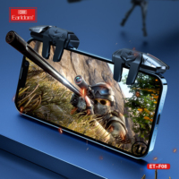 Manette de jeu mobile Earldom à 6 doigts, contrôleur de jeu pour téléphone, joystick en alliage, bouton de tir L1 R1 pour iPhone