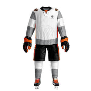 Tenue d'entraînement de hockey sur glace neuve, service OEM, conception personnalisée, haute qualité, respirante, séchage rapide, 100% polyester, ensembles personnalisés - Product Image 1