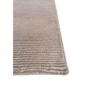 Alfombra de Lana Anudada a Mano Azalea Gris y Negra, Diseño Abstracto Sólido, Rectangular, para el Hogar, Pasillo, Hecha a Mano para Uso en la Sala de Estar - Modelo Siwl-05 - Product Image 4