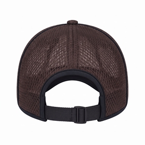 Gorra Trucker de Malla Marrón de 6 Paneles Unisex Transpirable Casual al por Mayor con Logotipo Personalizado de Alta Calidad OEM ODM Bajo MOQ Gorra de Béisbol - Product Image 3