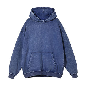 Nouveauté, arrivée récente, sweat-shirts décontractés en coton 100% délavé à l'acide, prix de gros, sweat-shirts délavés à l'acide surdimensionnés pour unisexe - Product Image 2