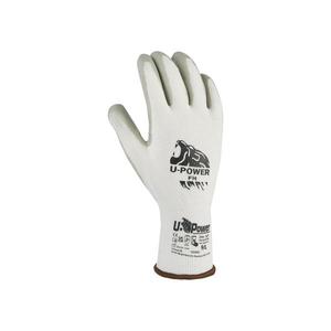 Gants de sécurité de travail légers U-POWER FIT blanc/gris (144 paires) - Product Image 1