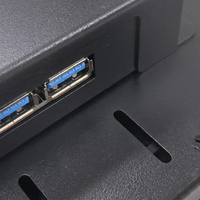 IEEKER PC Industrial Integrado Sin Ventilador con Batería Interna UPS, Amplio Rango de Temperatura -20C a 70C, J6412, 8GB, SSD de 128GB, Puertos LAN Duales de 2.5G