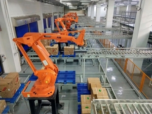 Biscuits Snacks Alimentaire Engrais Sac Palettiseur Cueillette <span class=keywords><strong>Robot</strong></span> Palettisation Machine - Product Image 2
