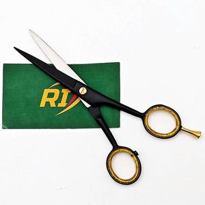 Tijeras de Peluquería Profesionales para Cortar y Entresacar Cabello, Hoja de Acero Inoxidable 4Cr13, Mangos de Goma para Salones de Belleza - Product Image 3