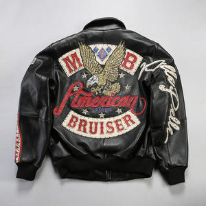 Ropa informal personalizada Chaquetas universitarias para hombres con cuello levantado Chaqueta de béisbol para hombres de calidad premium disponible en diferentes colores - Product Image 6