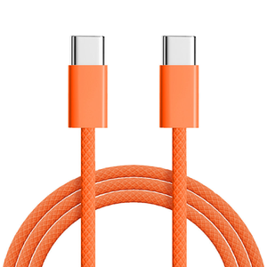 1M USB C至USB C充电电缆，适用于iPhone 17 16 15编织充电器线，适用于Apple 17 Air的C至C型快速充电器电缆60W - Product Image 2