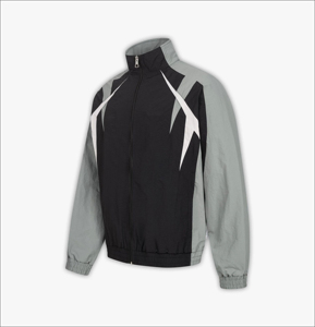 Survêtement coupe-vent personnalisé pour hommes Short coupe-vent 2 pièces et veste de survêtement Ensemble streetwear réfléchissant en nylon à fermeture éclair - Product Image 3