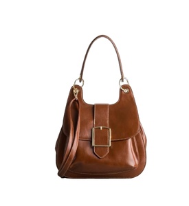 Bolso de Hombro de Cuero Hecho a Mano, Bolso Bandolera de Cuero de Grano Completo con Hebilla, Bolso de Uso Diario, Regalo para Ella - Product Image 1
