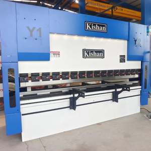 Máquina automática de freno de prensa <span class=keywords><strong>CNC</strong></span> de 160T/4000mm 3 + 1 eje con controlador Cybelec sincronizado para procesar acero inoxidable - Product Image 1